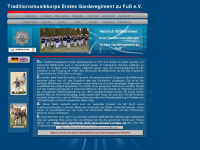 traditionsmusikkorps-erstesgarderegiment.de Webseite Vorschau