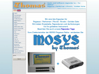 thomas-music.de Webseite Vorschau