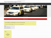 taxi-versicherungen.info Webseite Vorschau