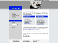 abcfabrik.at Webseite Vorschau