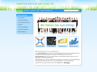 webmarketing-services.at Webseite Vorschau