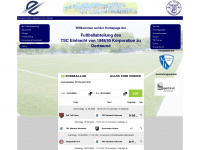 tsceintracht-fussball.de Webseite Vorschau
