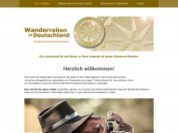 wanderreiten-deutschland.com Webseite Vorschau