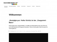 kaugummimann.de Webseite Vorschau