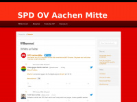 spd-aachen-mitte.de Webseite Vorschau