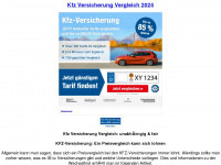 kfz--versicherung.com Webseite Vorschau