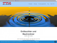 entfeuchter-bautrockner.com Webseite Vorschau