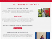 bethanien-kinderdoerfer.de Webseite Vorschau