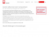 caritas-rheinberg.de Webseite Vorschau