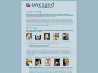 uncaged.co.uk Webseite Vorschau