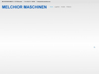 melchior-maschinen.com Webseite Vorschau