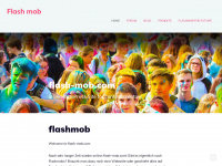 flash-mob.com Webseite Vorschau