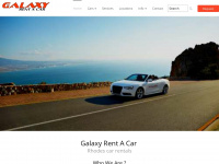 galaxy-rentacar.com Webseite Vorschau