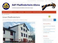 pfadfinderheim-altena.de Webseite Vorschau