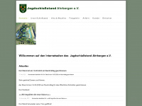 jagdschiessstand-ahrbergen.de Webseite Vorschau