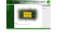 hv-palmersheim.de Webseite Vorschau