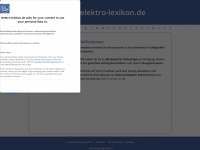 elektro-lexikon.de Webseite Vorschau