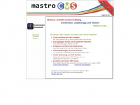mastro-cms.de Webseite Vorschau