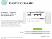 native-translator.no Webseite Vorschau