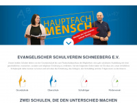 evangelische-schule-schneeberg.de Webseite Vorschau