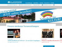 kulturszene.at Webseite Vorschau