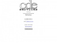 cde-services.de Webseite Vorschau