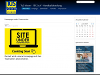 tus-ickern-handball.de Webseite Vorschau