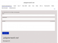 adapterwelt.net Webseite Vorschau