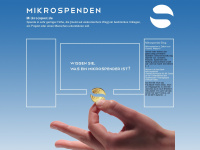 mikrospenden.de Webseite Vorschau