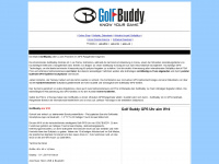 golfbuddygps.de Webseite Vorschau