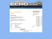 echo.ch Webseite Vorschau