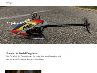 rcflug.ch Webseite Vorschau