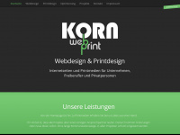 webdesign-korn.de Webseite Vorschau