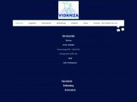vidanza.de Webseite Vorschau