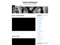 casualnothingness.wordpress.com Webseite Vorschau