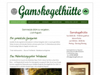 gamskogelhuette.com Webseite Vorschau