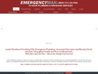 emergencyman.co.uk Webseite Vorschau