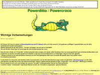 powerditto.de Webseite Vorschau