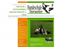 hundeschule-dorweiler.de Webseite Vorschau