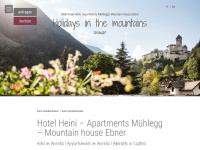 hotel-heini.com Webseite Vorschau