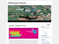 waldblick-gegen-flugrouten.de Webseite Vorschau