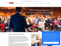 lorenz-kommunikation.de Webseite Vorschau