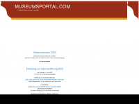 museumsportal.com Webseite Vorschau