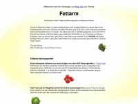 fettarm.ch Webseite Vorschau