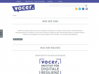 vocer.org Webseite Vorschau