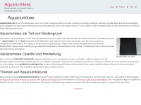 aquariumkies.net Webseite Vorschau