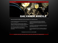 galvanik-kreile.de Webseite Vorschau