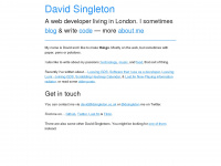 Dsingleton.co.uk