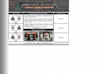 lions-archiv.de Webseite Vorschau