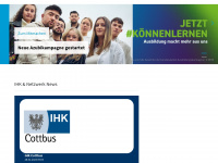 cottbus.ihk.de Webseite Vorschau